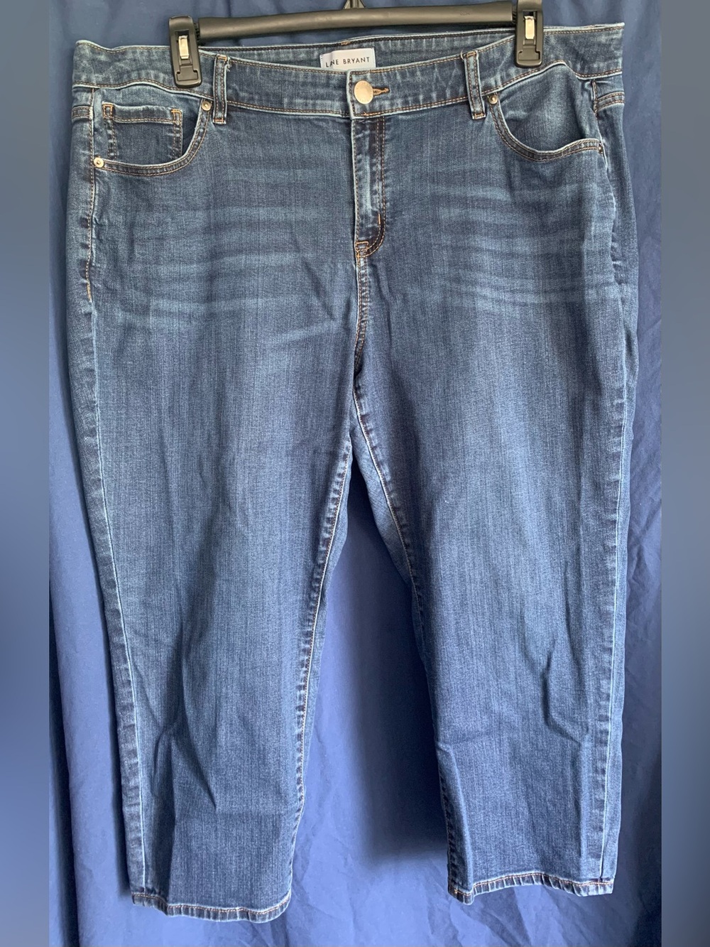 Lane Bryant size 20 Flex Magic Waistband Mid-Rise Girlfriend Crop jeans